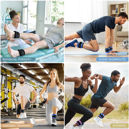 Sportneer Adjustable Wrist and Ankle Weights for Women and Men 1 Pair 1-10 lbs.