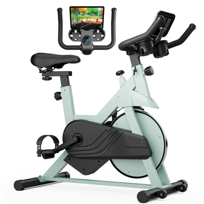 Superun Exercise Bike, 32-Level Magnetic Resistance Stationary Bikes for Home, Low Noise Workout