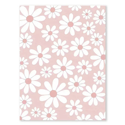 Pink Butterfly Wall Art Nursery, Canvas Prints, Painting, Sun/Rainbow/Daisy/Heart Posters