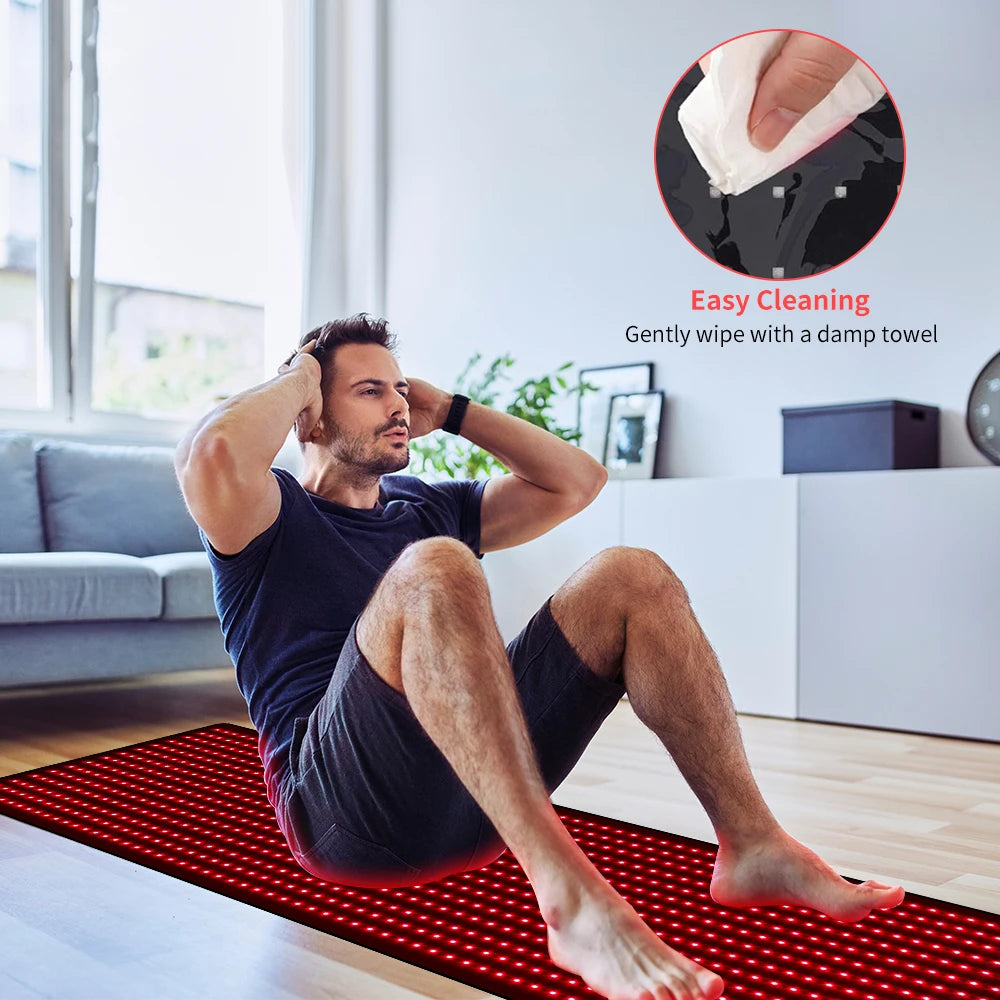 Red Light Mat Full Body, LED Beads, Relax Pad