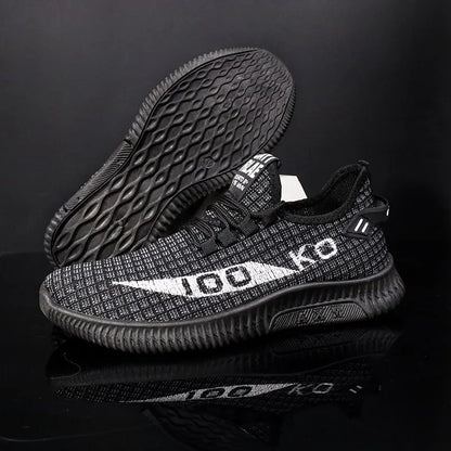 Breathable Mesh Sneakers, Comfortable, Casual Sport Shoes, Lightweight, Plus Size 39-44