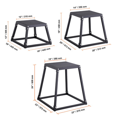 SucceBuy Plyometric Jump Box, Conditioning, Strength Training