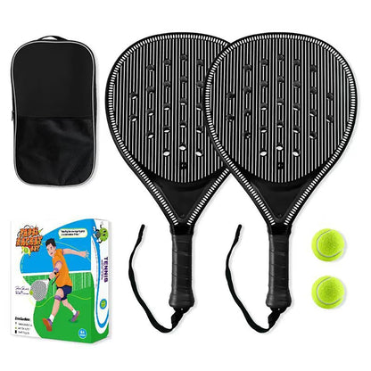 High Quality Racket Paddle Set for Indoor/Outdoor Sports, Lightweight EVA Softcore Paddle Racket for Adults and Kids