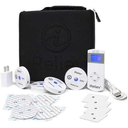 Wireless TENS + EMS Therapeutic Wearable System, Muscle Stimulator, Pain Relief