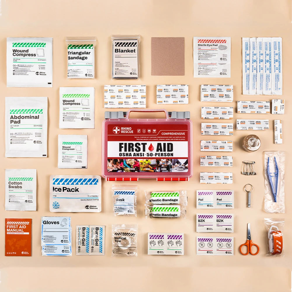 First Aid Kit, Home/Office Emergency Medical Supplies, Suitable for School, Car, Outdoor, Travel
