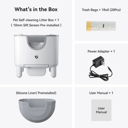 Self-Cleaning Litter Box, Open-Top, Automatic, Odor Control, Safety Features, Easy Maintenance