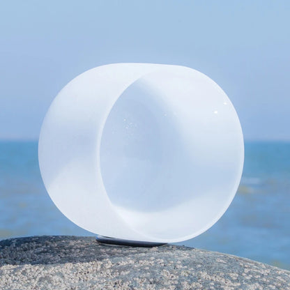 Crystal 9 Inch Singing Bowl, Yoga, Meditation, Professional Sound Healing Instruments