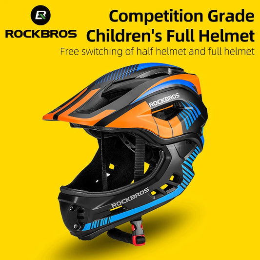 Child Cycling/Scooter Cross Helmet, Impact Resistant, Detachable Full Face