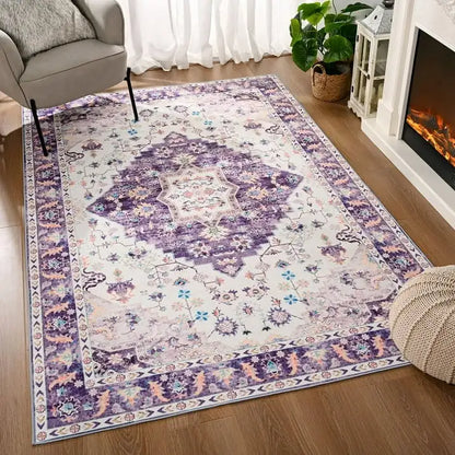 Soft Boho Rug for Living Room, Bedroom, Persian Area Vintage Rugs