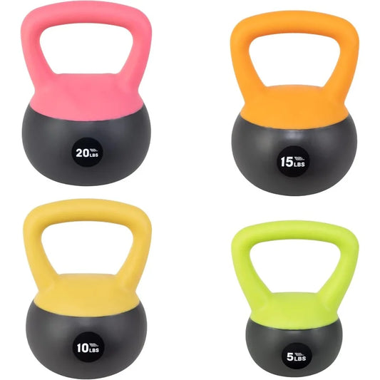 NonZero Gravity Iron Sand Soft Kettlebell, PVC Shell, Shock-Absorbing Base & Extra-Wide Grip for Versatile Workouts