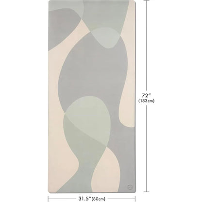 Home Exercise Rug, Extra Thick Yoga Mat, Non=Slip Suede Surface and Natural Rubber Base