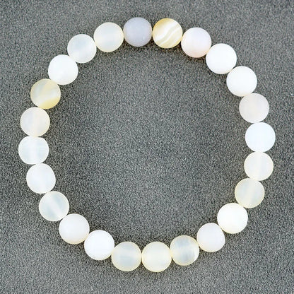 Handmade Real Natural African Stone Beads, Yoga Mala Jewelry, Green Moss Agates Beaded Bracelet