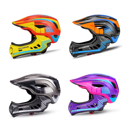 Child Cycling/Scooter Cross Helmet, Impact Resistant, Detachable Full Face