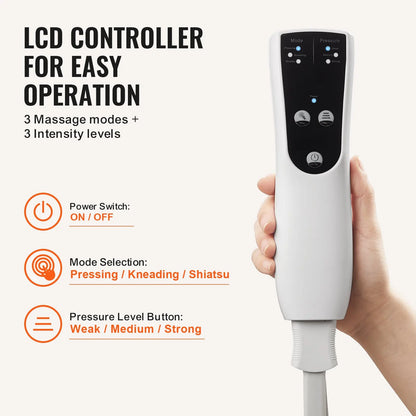 Full Leg Massager, Air Compression For Foot Calf Thigh Knee, 3 Modes & 3 Intensities