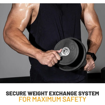 Adjustable Kettlebell Set, Steel Shell, Internally-Loaded for Full Body Workouts