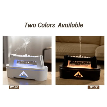 Water droplet rain sound aromatherapy diffusion humidifier, 300ML flame  diffuser suitable for bedrooms, yoga studio