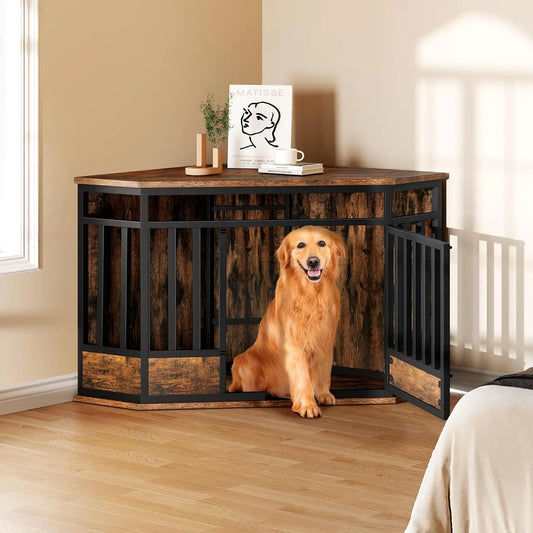 Corner, 52 Inch, Heavy Duty Dog Kennel