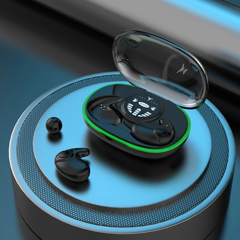 Invisible Wireless Sleep Earbuds, Bluetooth, Waterproof Noise Reduction, Touch Control Headsets