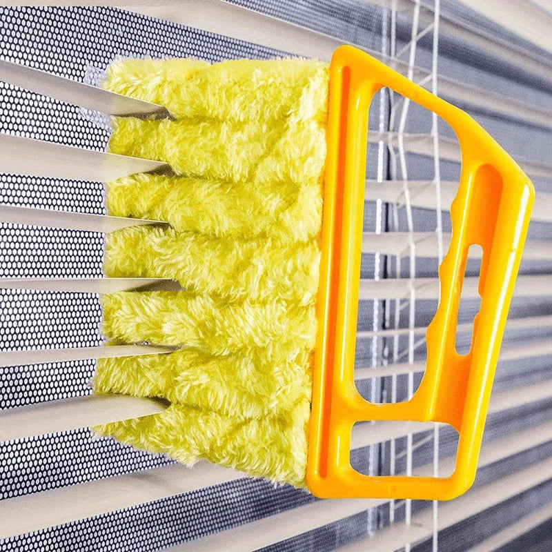 Vent Blinds Cleaner Cloth Brush Auto Air Conditioner Microfiber Duster, Washable tool