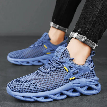 Men's Summer Mesh Sneakers - Breathable, Casual, Outdoor, Running, Tennis, Hiking