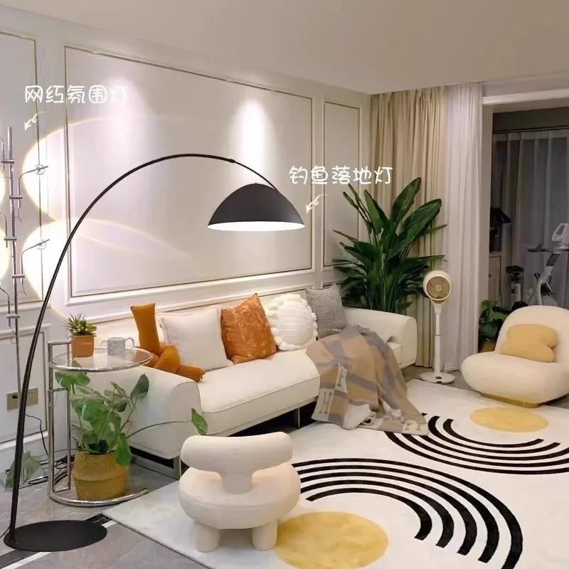 Luxury Nordic Floor Lamp Long Arm Minimalism Lighting Home Decoration