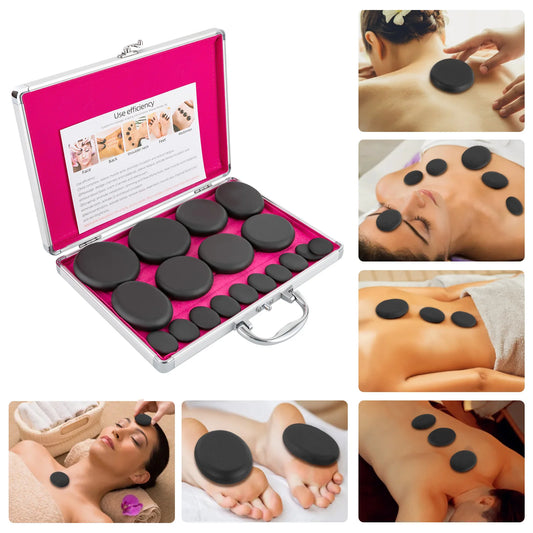Ancient Stone Therapy: Hot/Cold Stones, Muscle Relaxation, Inflammation Relief, Healing