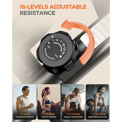 Elliptical Machine with16-Level Resistance & Hyper-Quiet Magnetic Driving System