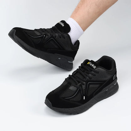 Extra Wide Men's Walking Shoes, Lightweight Sneakers for Flat Feet, Arch Fit, Heel Pain Relief, Non-Slip
