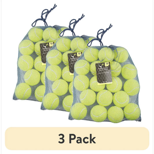 3-packs, Tennis balls, 18 Count