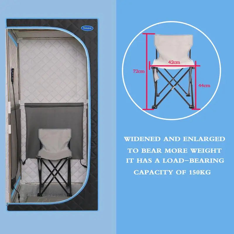 Portable Full Size Infrared Sauna Tent, Home Spa, Detox, Therapy, Relaxation. Larger Space, Easy Installation