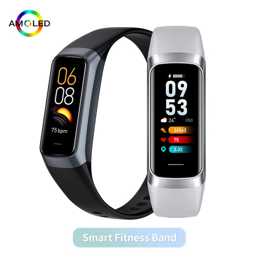 AMOLED Smartwatch, Body Temperature Monitor, Fitness, Clock ,Sports, Waterproof, Men/Women IOS