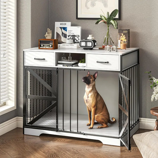 Dog Kennel Furniture with 2 Drawers