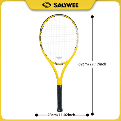 100% Full Carbon Fiber Tennis Racket, Aerospace-Grade Frame, Lightweight