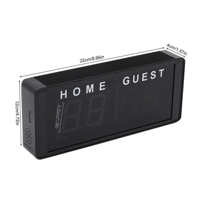4-Digit, LED Electronic Score Keeper, Remote, Badminton/Volleyball/Baseball/Table Tennis