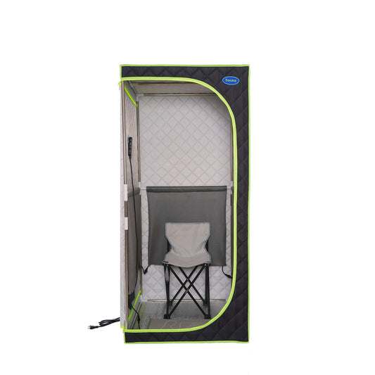 Infrared Plus Full-Body Sauna Tent, Spa Detox at Home, Stainless Steel Pipe Connector