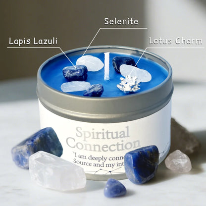 Healing Candles, Spiritual Meditation Scented Candle, Premium Natural Fragrance, Soy Wax, Relaxation Stress Relief