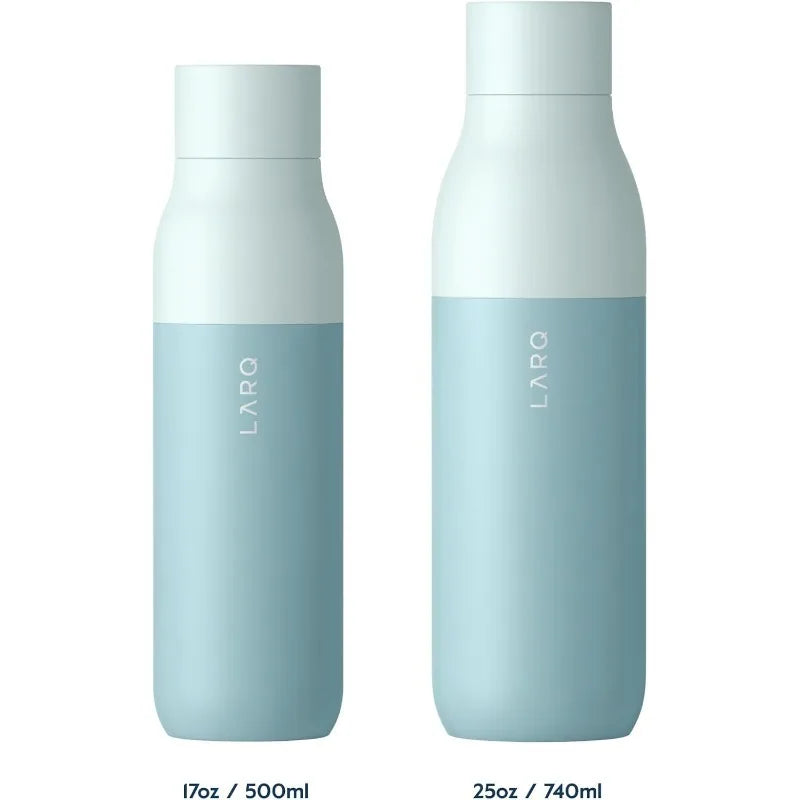 25 oz - Self-Cleaning, Insulated Stainless Steel Water Bottle, UV Water Purifier