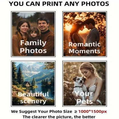 Customize Your Photos Printed On Canvas, Painting Wall Art Posters