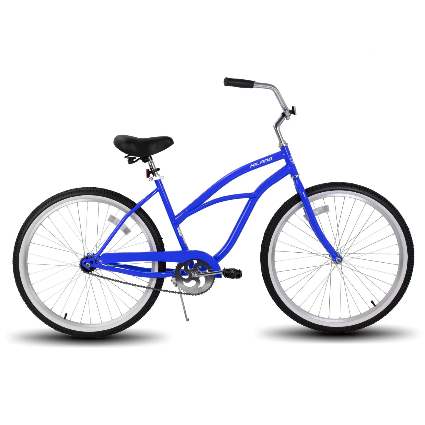 26 Inch Unisex Beach Cruiser Bike, Single Speed, Rear Coaster Brake, Comfortable Seat, Dual Springs