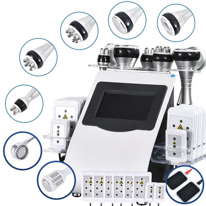9-n-1 40K cavitation machine vacuum weight loss and slimming device anti-fat mass  ultrasonic equipment