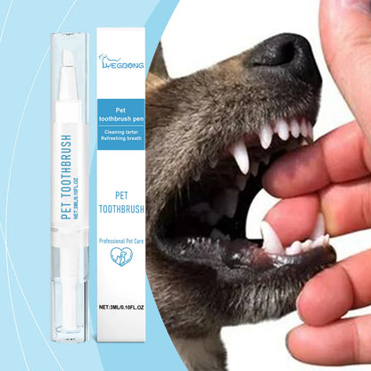 New Pet Toothbrush Gentle Care Fresh Breath Clean Oral Odor