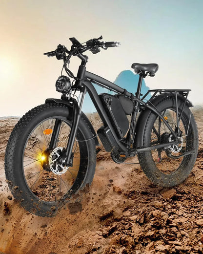Electric Bicycle B1 2000W Dual Motor 48v 22.4ah Battery Adult 26 Inch Tire All terrain Hydraulic Brake