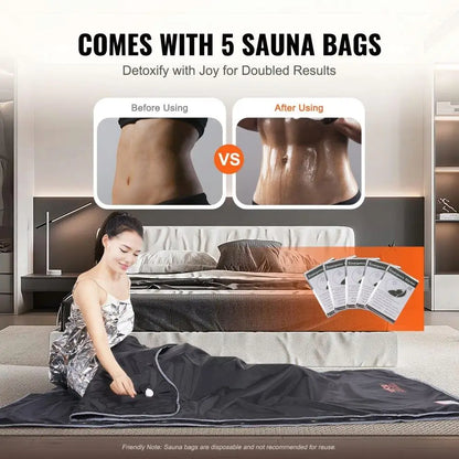 Portable Sauna Blanket Detox, Infrared, Carbon Fiber Heating