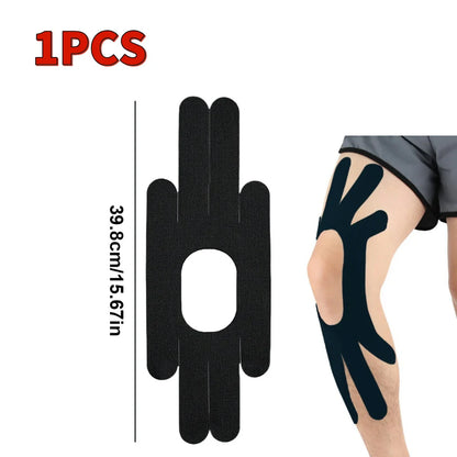 Pre-Cut Knee Kinesiology Tape, Elastic, Breathable, Sport, Support, Stability