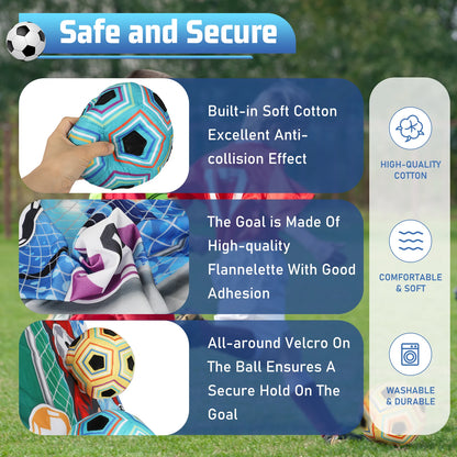 Kids Indoor/Outdoor Soccer Train Sport Game, Foldable
