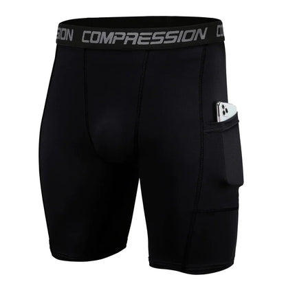Men's Athletic Compression Shorts: Lightweight, Breathable & Quick-Drying for Running, Jogging, Walking, Trekking & Hiking