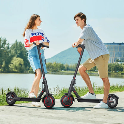 350W Foldable Electric Scooter, Adults/Teens, Explosion-Proof Tires, Dual Brake System, Lightweight