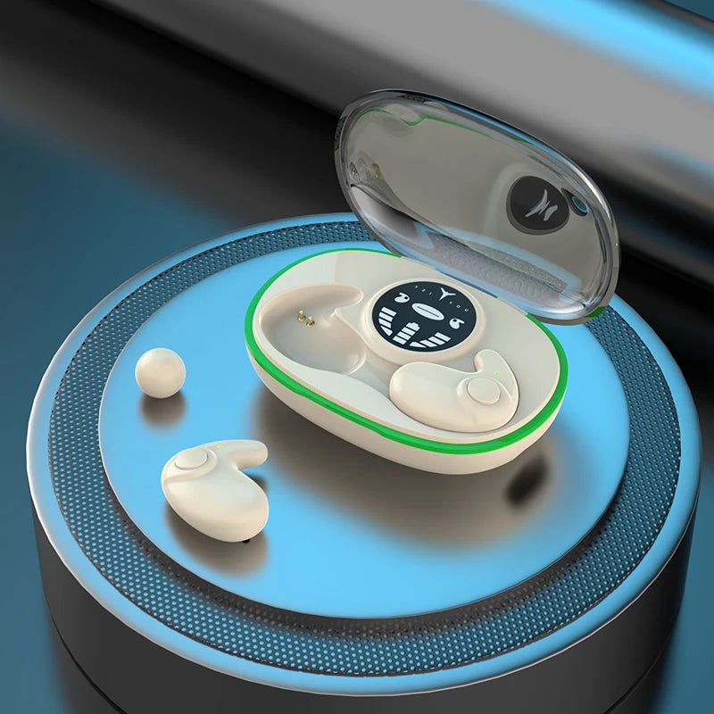 Invisible Wireless Sleep Earbuds, Bluetooth, Waterproof Noise Reduction, Touch Control Headsets