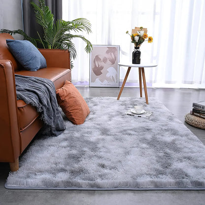 Fluffy, Warm, Plush, Large Area Rug  for Living Room, Bedroom