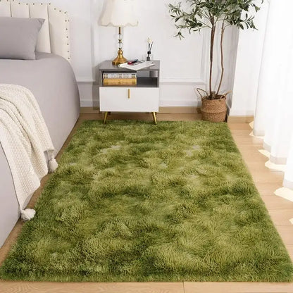 Super Soft Plush Tie Dye Velvet Rugs, Shaggy Rug For Living Room/Bedroom